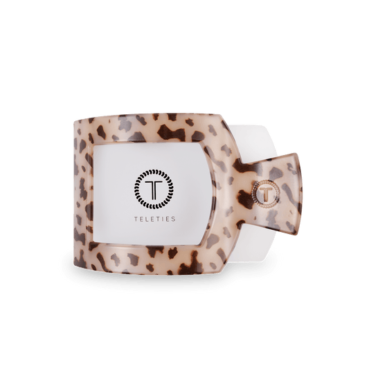 Blonde Tortoise Medium Flat Square Hair Clip