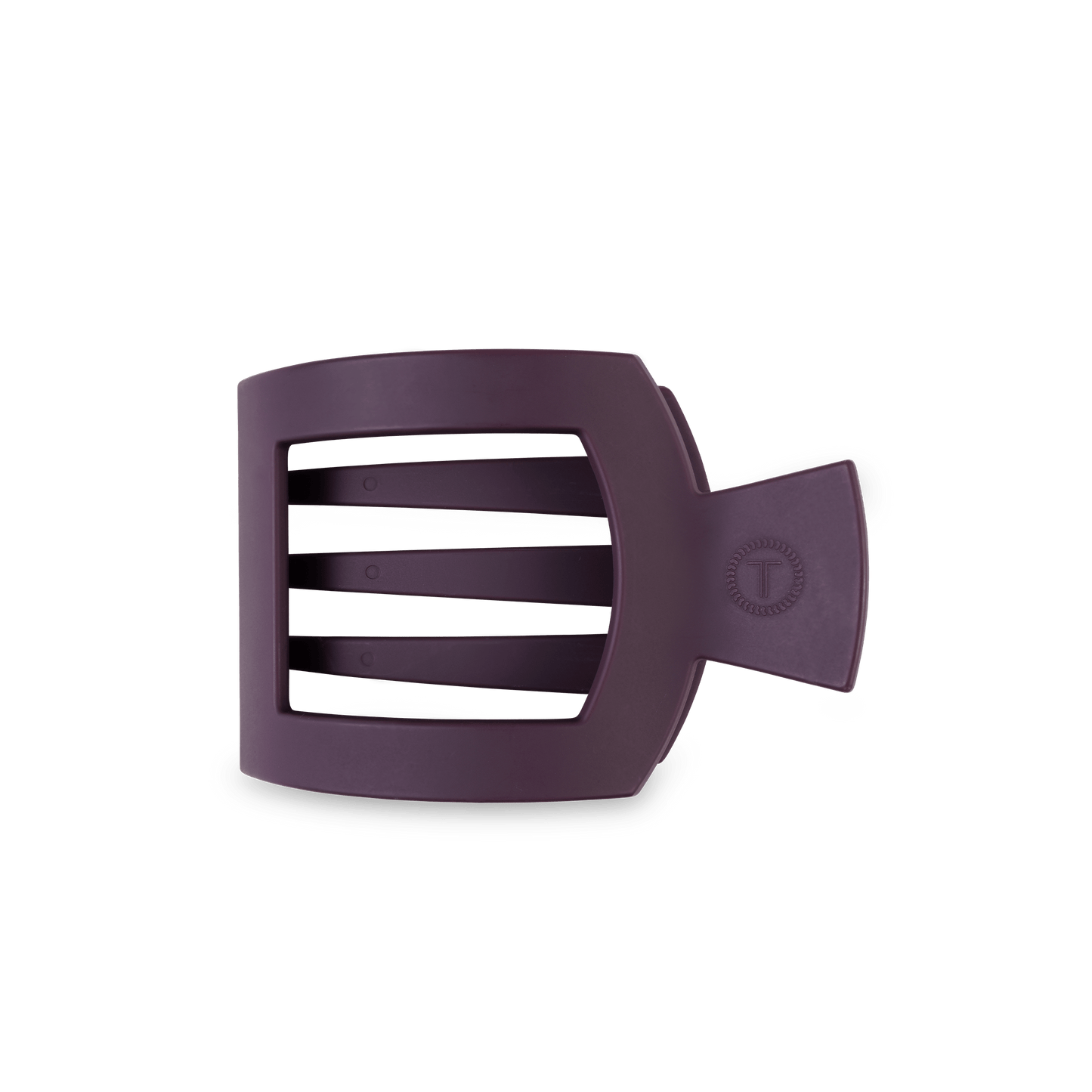 Burgundy Bliss Medium Flat Square Hair Clip