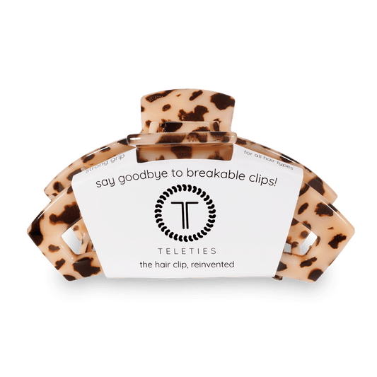 Open Blonde Tortoise Large Claw Hair Clip