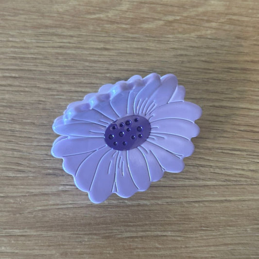Mini Purple Daisy - Top Angled Titled to Left View