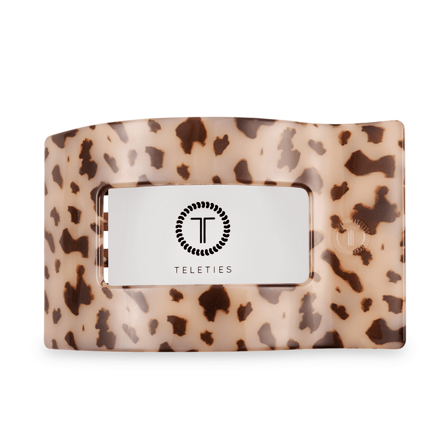 Blonde Tortoise Large Flat Rectangle Hair Clip