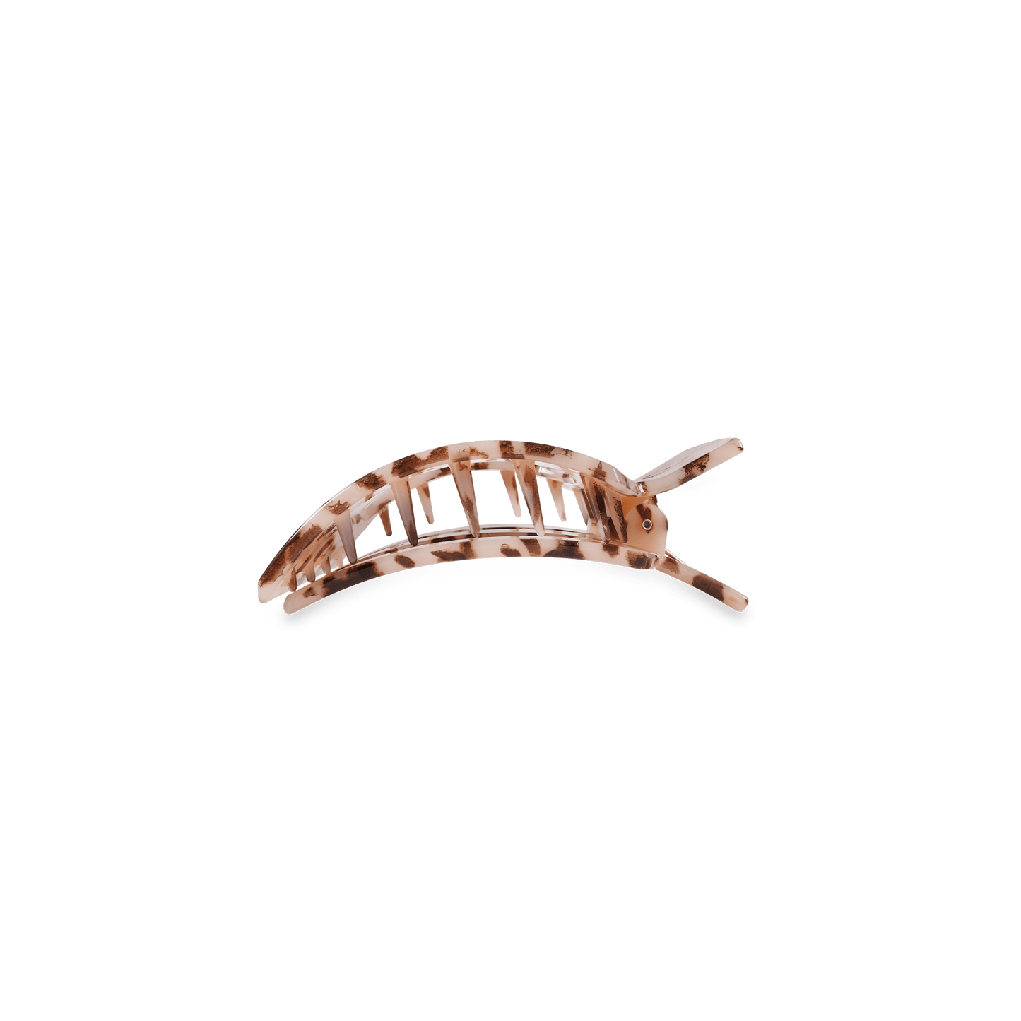 Blonde Tortoise Small Flat Square Hair Clip