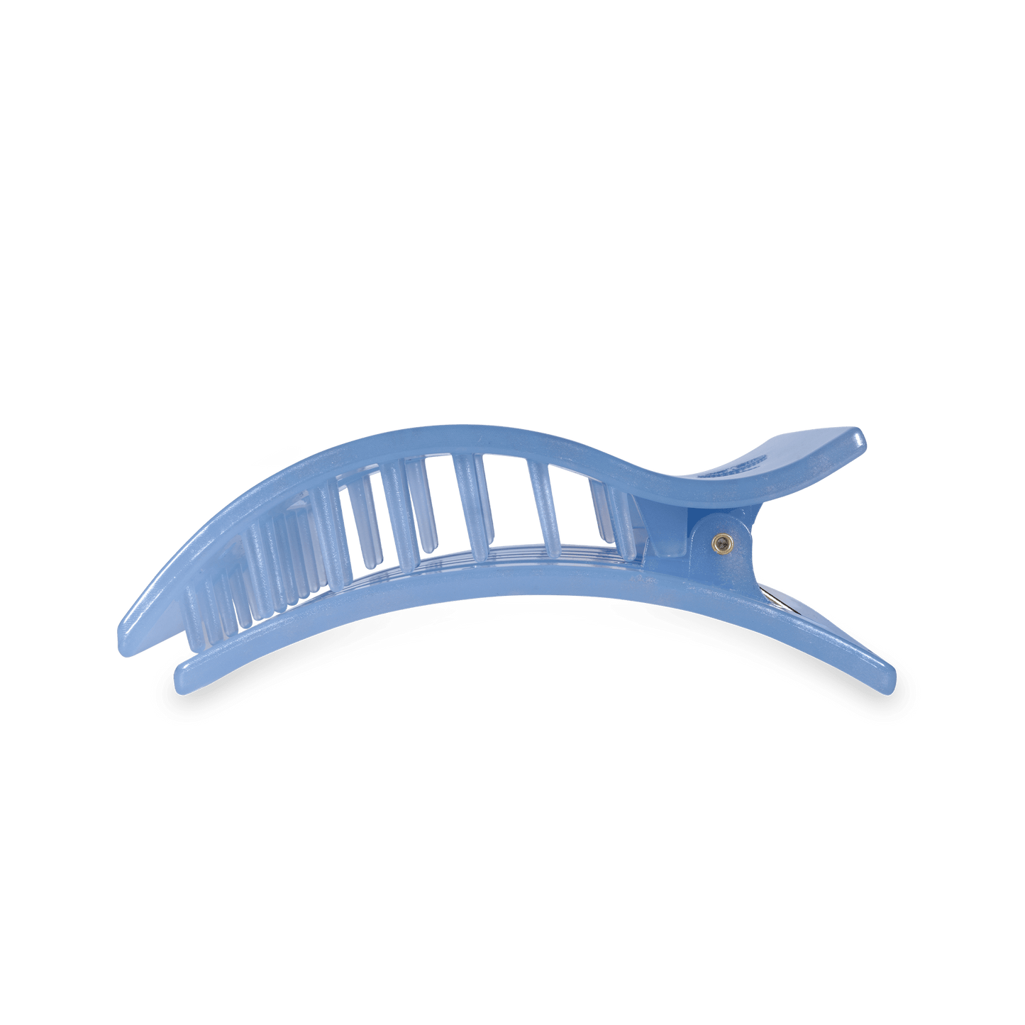 Blue Lagoon Large Flat Rectangle Hair Clip