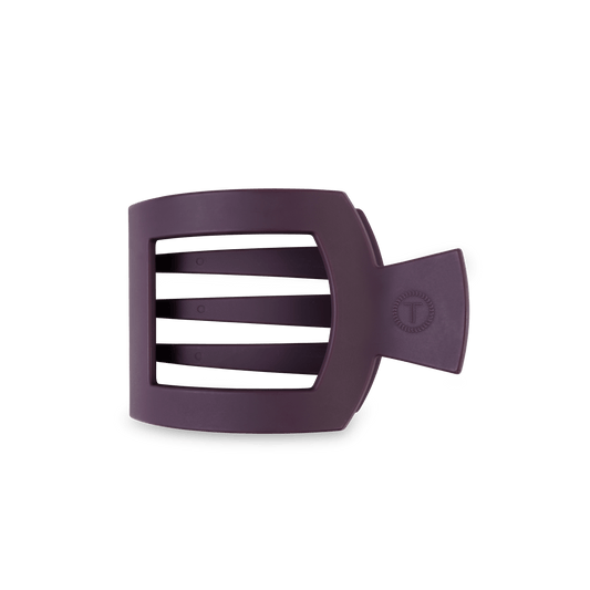Burgundy Bliss Medium Flat Square Hair Clip