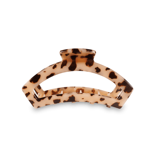 Open Blonde Tortoise Medium Claw Hair Clip